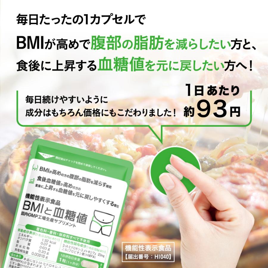 seedcoms 腹部の脂肪や血糖値が気になる方へ BMIと血糖値 30粒