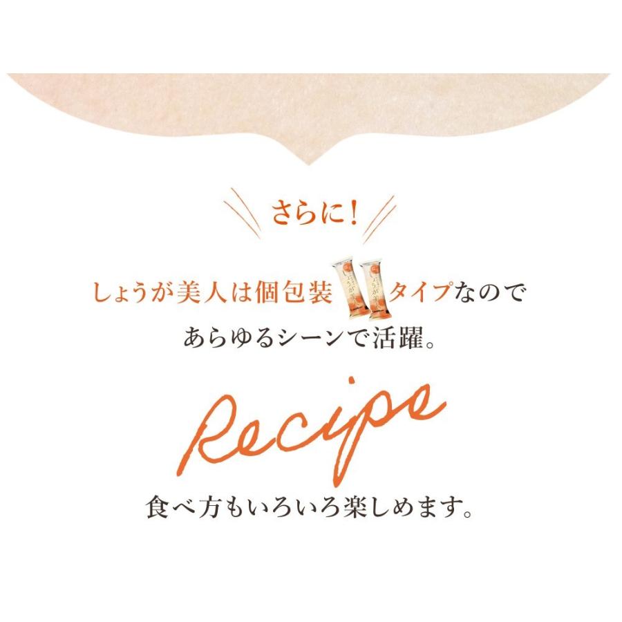 クーポンで999円 長崎県産しょうが使用 しょうが美人 ペースト状 1箱31包入り 化学調味料 着色料 保存料 香料 全て一切不使用｜seedcoms｜11