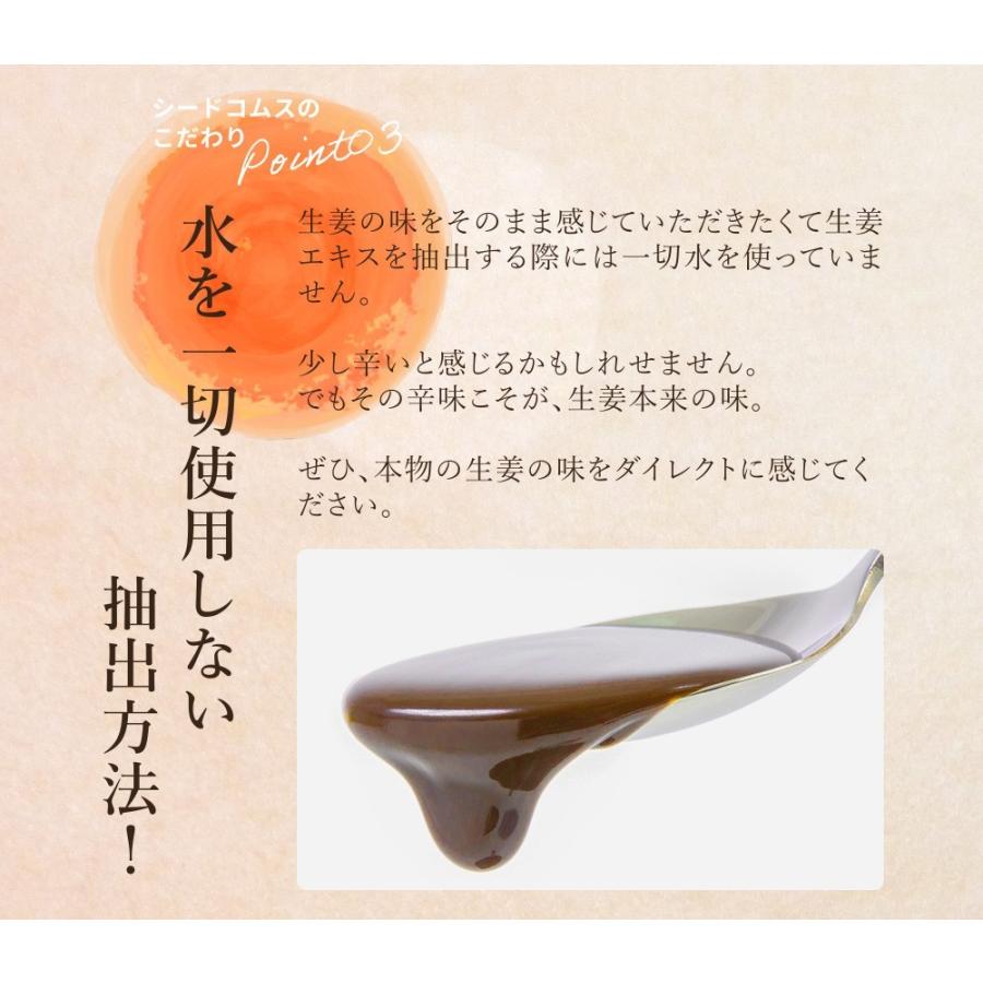 クーポンで999円 長崎県産しょうが使用 しょうが美人 ペースト状 1箱31包入り 化学調味料 着色料 保存料 香料 全て一切不使用｜seedcoms｜08