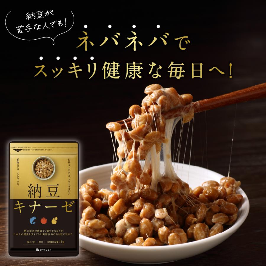 なっとう　セット seedcoms リニューアル新発売 サプリ サプリメント 納豆キナーゼ