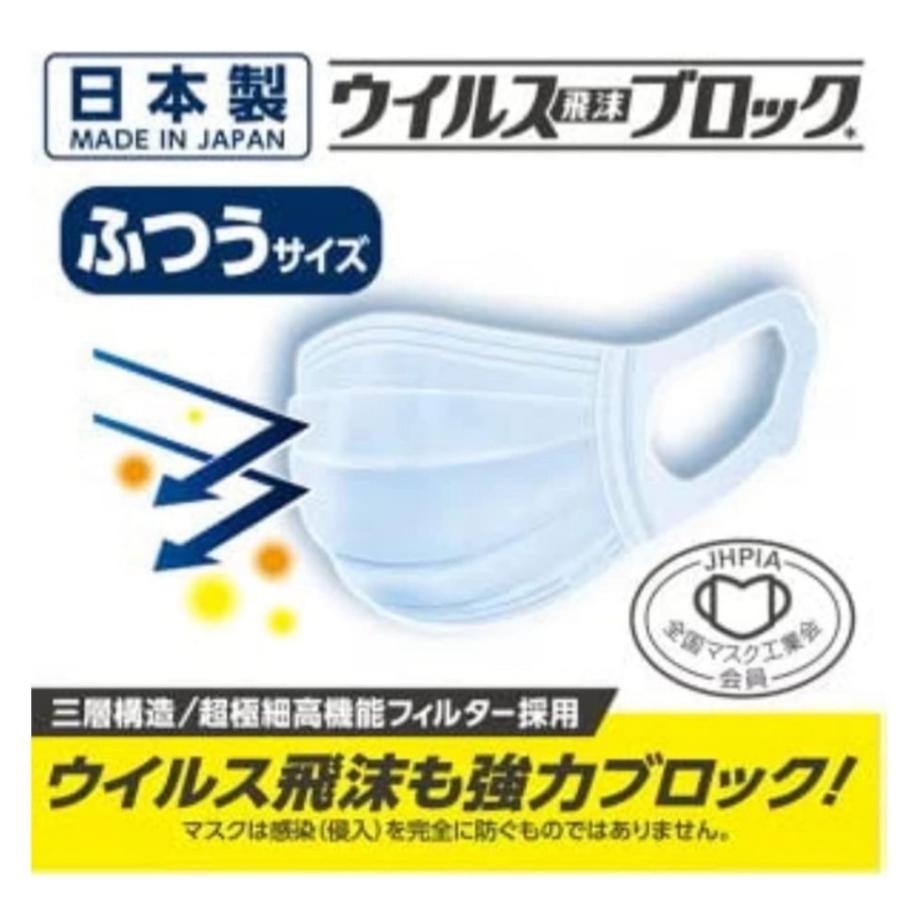 大王製紙 エリエール サージカルマスク ふつうサイズ50枚 日本製 （ハイパーブロックマスク ウイルスブロック）24箱｜seedeck｜04