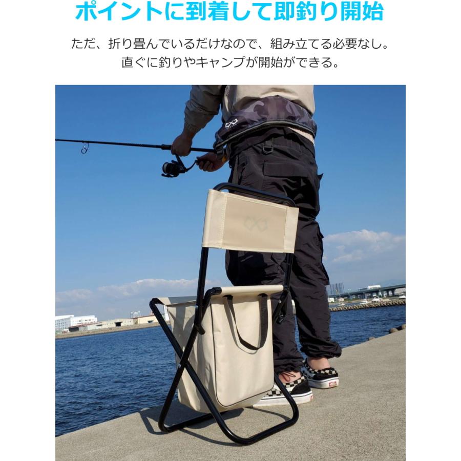 アウトドアチェア 折りたたみ キャンプ チェア 釣り用品 キャンプ用 BASARO｜seedjapan｜06