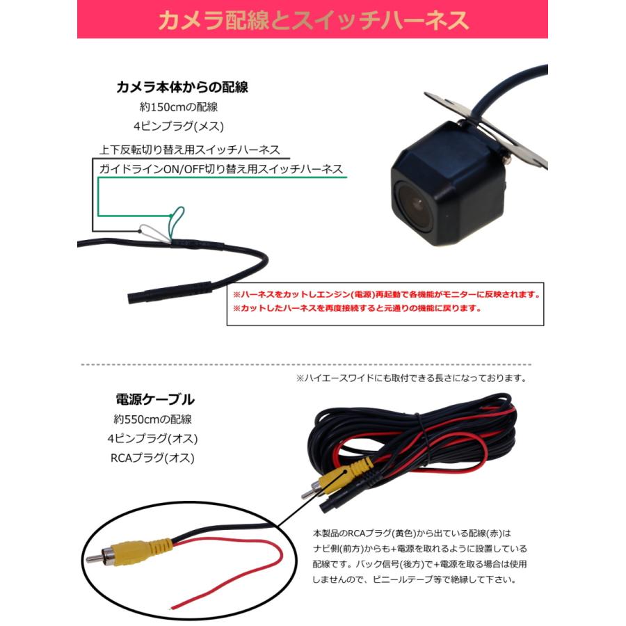 Queen バックカメラ モニター モニターセット 4.3インチ 本体 後付け