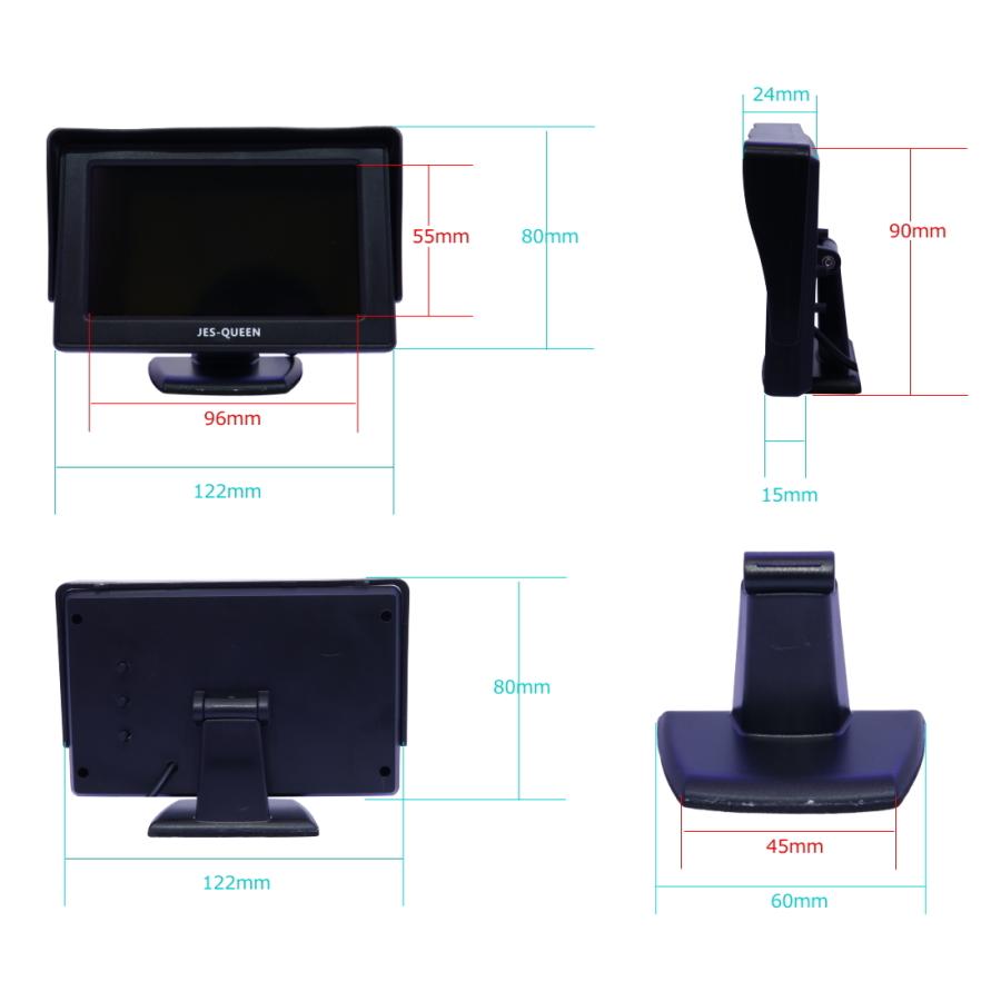 高画質バックカメラ おまけモニター付き 12V/24V共用 楽天市場】バックカメラ モニター セット バックモニター 12v