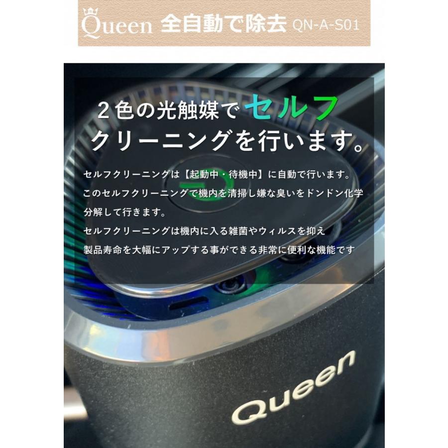 Queen製 空気清浄機 車載 花粉 フィルター交換なし マイナスイオン発生器 高品質 小型 集じん セルフクリーニング Qn A S01 Qn A S01 Jesbasaro 通販 Yahoo ショッピング