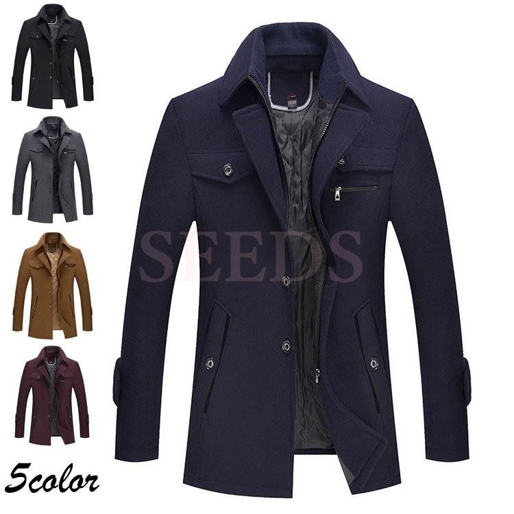 チェスターコート メンズ ダッフルコート メルトン ウール 通勤 ビジネスコート 大きいサイズ アウトドア アウター 長袖 スリム 秋冬 ファッション メンズコート 特別オファー