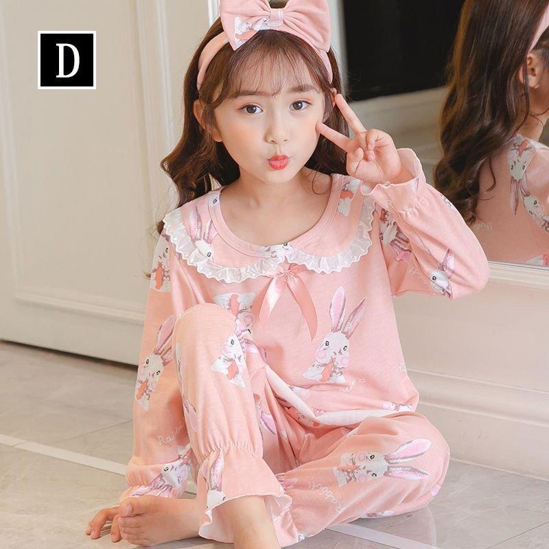 プリント おしゃれ 寝巻き セットアップ 上下 パジャマ キッズ ベビー 部屋着 女の子 薄手 春秋 可愛い ルームウェア 子供パジャマ 長袖 ズボン ホットセール