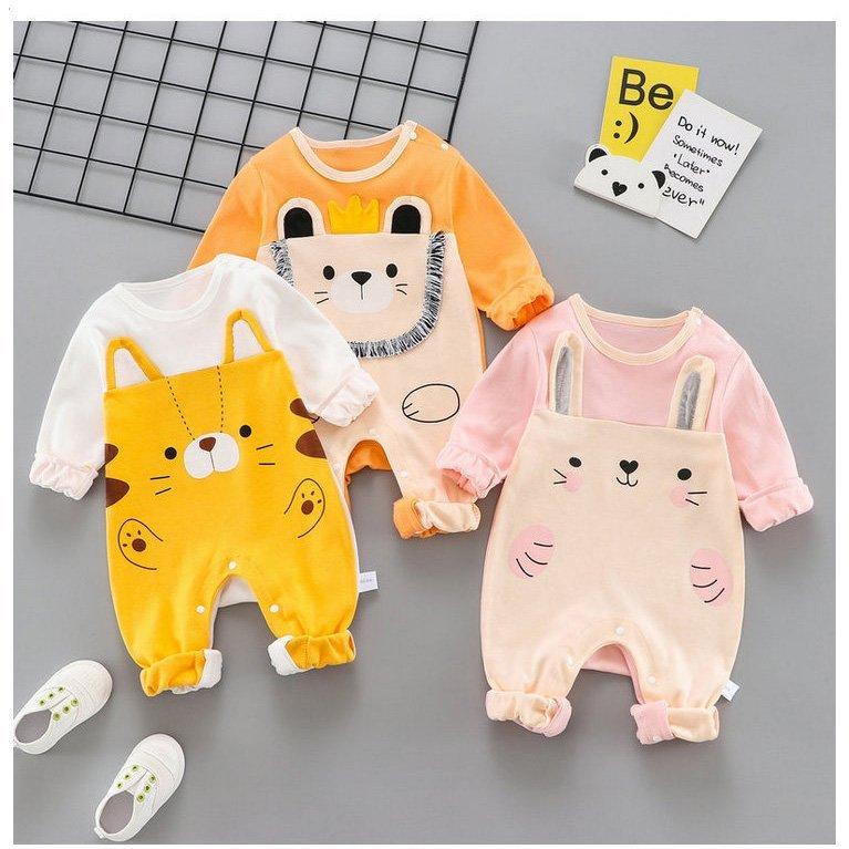 女の子 可愛い ロンーパース ベビー用品 ジップアップ 長袖 赤ちゃん服 カバーオール 男の子 男女 ベビー服 ベビーロンパース 乳児 新生児 オシャレ キッズ 名作