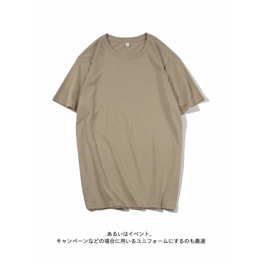 プリント入れ オリジナルTシャツ プリントTシャツ 名入れ 男女兼用 Tシャツ 半袖 ユニフォーム カットソー レディース メンズ ペアルック 半袖Tシャツ キャンペ｜seeds-seeds｜06