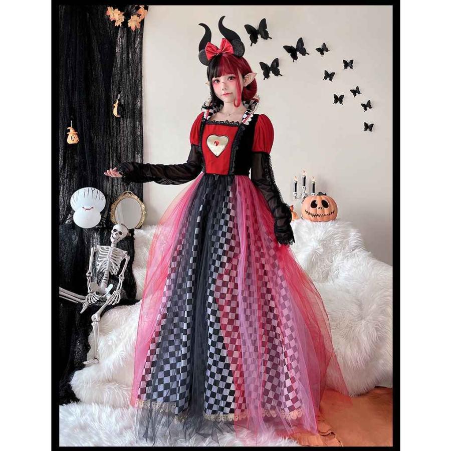 ハロウィーン衣装 コスチューム  巫女 花嫁に変装 不思議の国 魔女 変装 新品 Halloween  ヴァンパイア花嫁 コスプレ new design 人気  コスプレ イベント パー｜seeds-seeds｜10