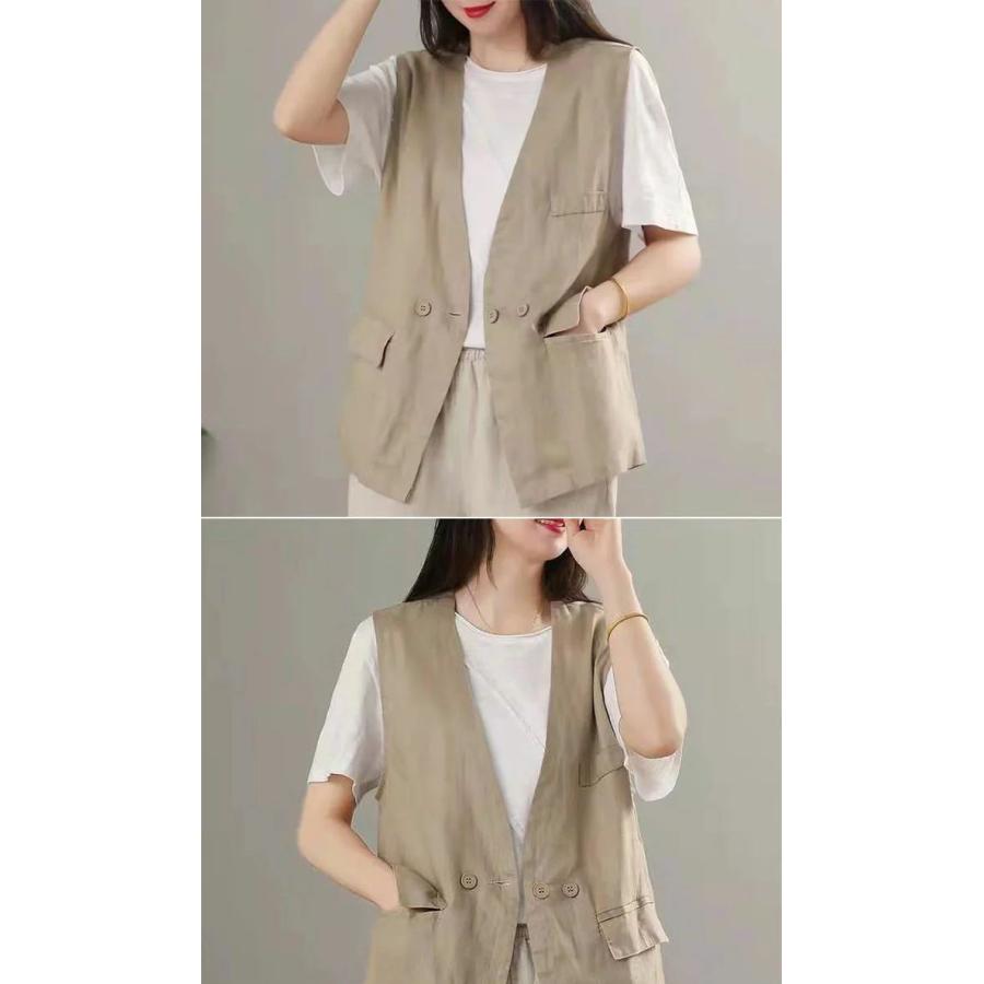 ベスト 春夏新作ベスト 春ベスト レディースベスト ブラックベスト 夏ベスト ジレ ｖネック レディースベスト ポケット 薄手 女性 スーツベスト 大人 ベスト 通勤 第一ネット