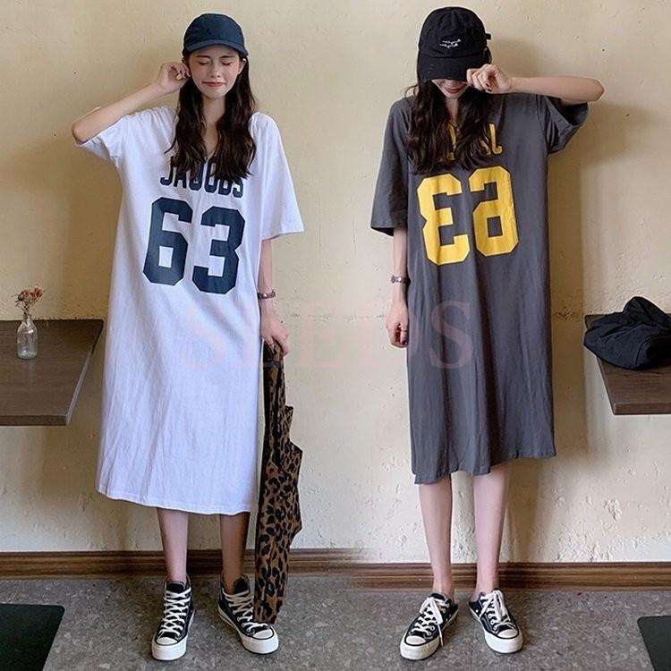 ワンピース レディース 夏 40代 ロング丈tシャツ パーカー 帽付 きれいめ オシャレ 韓国風 ゆったり シャツワンピース ロング丈ワンピース 2色 新作