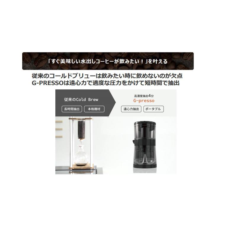 ジャイロプレッソコーヒーメーカー G-PRESSO MDK-GP01 水出しコーヒー