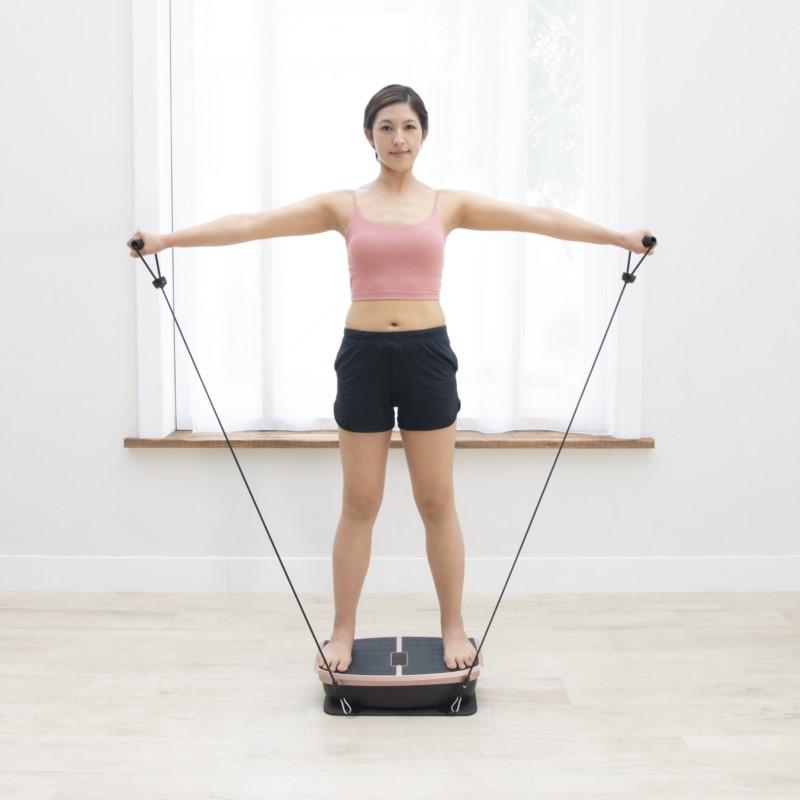 ハイブリッドコア 振動ボード トランポリンエクササイズ 廣田遥さんプロデュース EMS 足 体幹 トレーニング インナーマッスル 振動マシン ぶるぶるマシン 