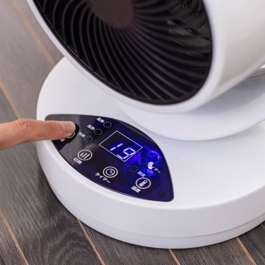 ひえぽか温冷サーキュレーター ひえぽか温冷サーキュレーター 1台3役 オールシーズン 温冷風機 暖房