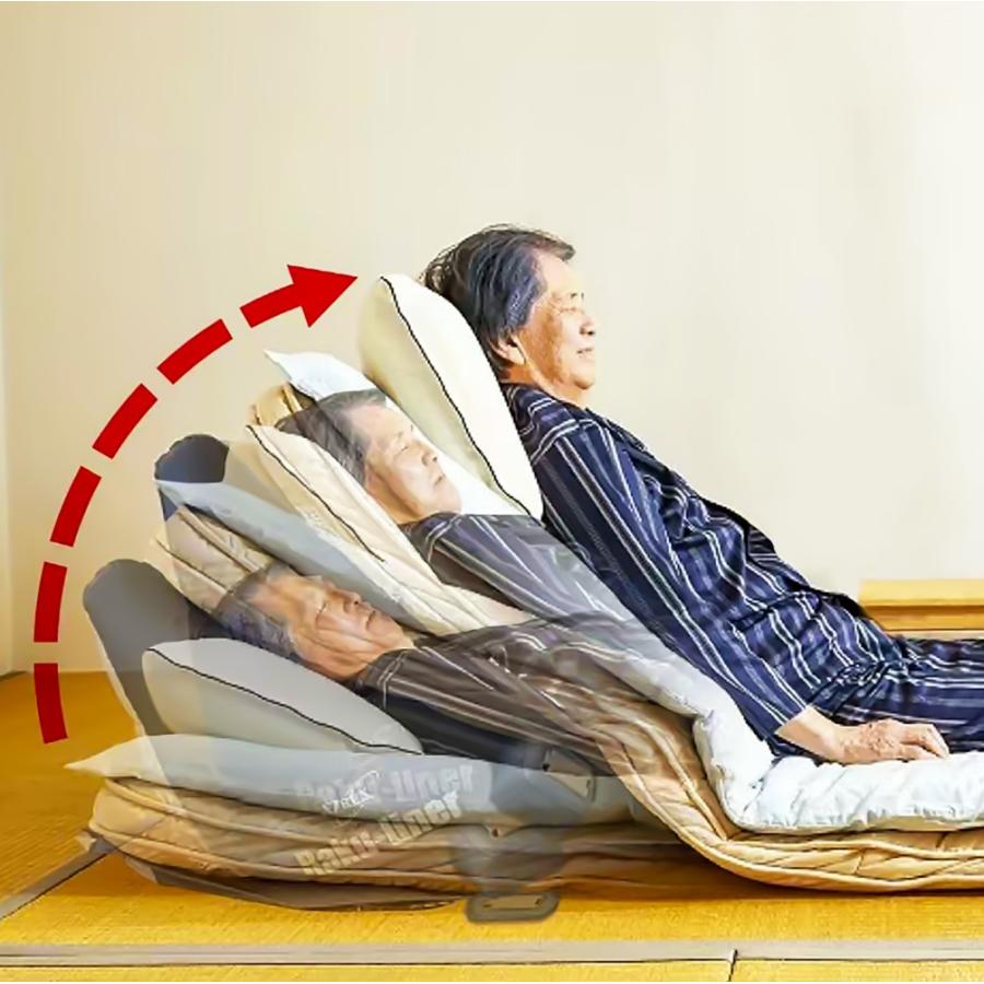 ラクライナーα エアーリクライニングマット 電動ベッド代わりに 介護