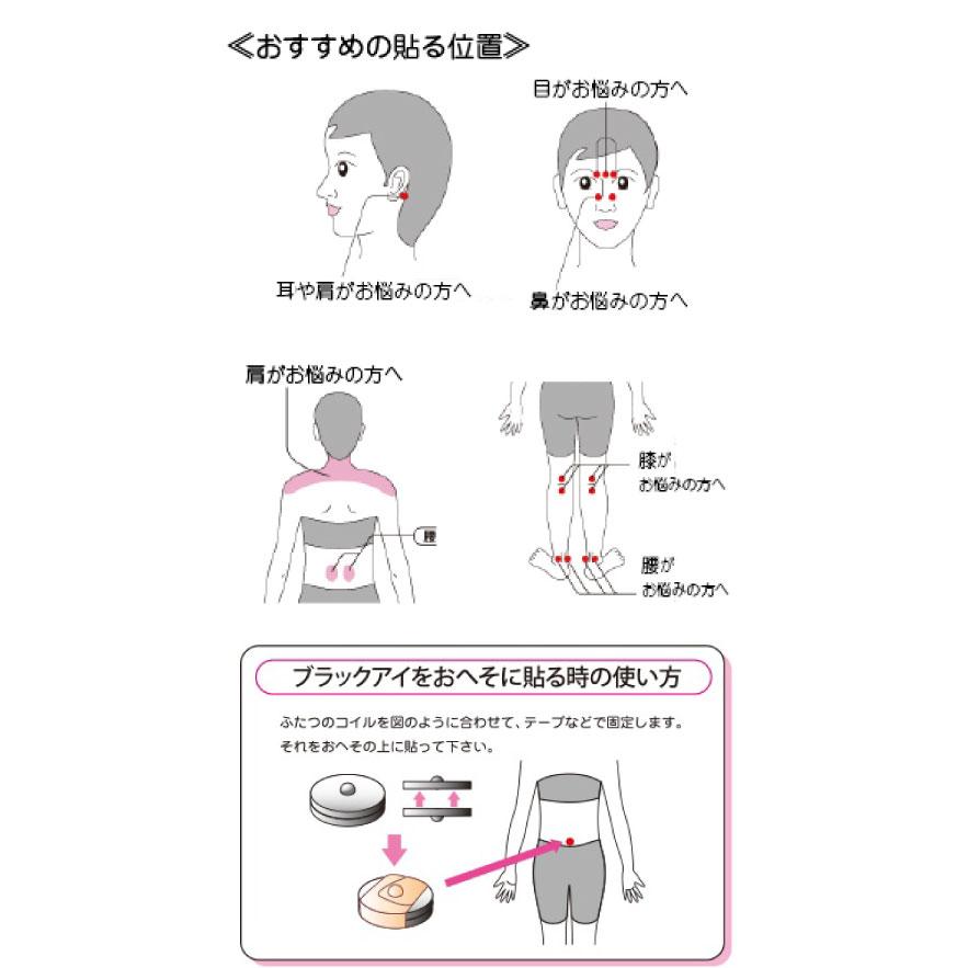 unica（ユニカ） 丸山式コイル ブラックアイナノ 6個入 電磁波 対策