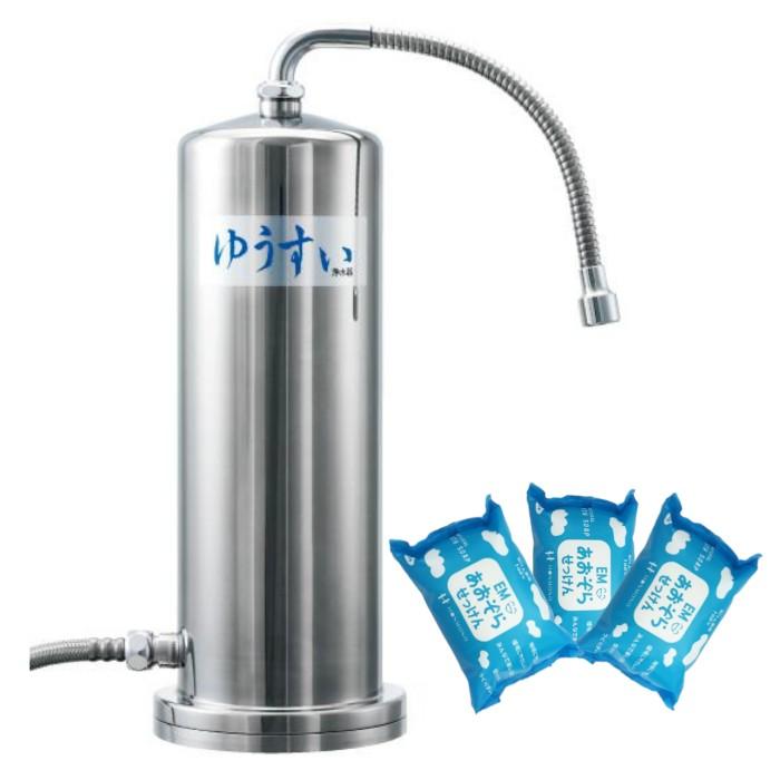 自然浄水ゆうすい 浄水器【アンダーシンク型】水道本管直結型 淀