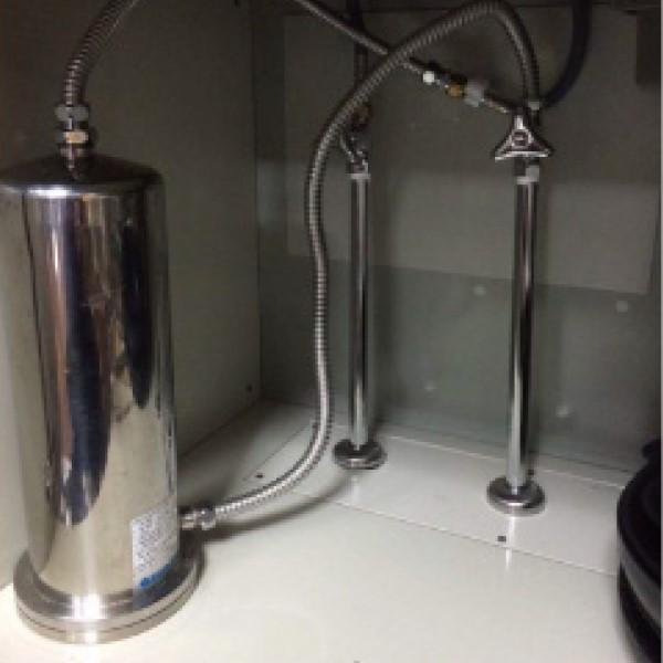 自然浄水ゆうすい 浄水器【アンダーシンク型】水道本管直結型 淀エンタープライズ 日本製 ビルトイン 【代引不可】EMあおぞらせっけん 3個プレゼント 自然浄水ゆうすい 浄水器【アンダーシンク型】水道本管直結型 淀