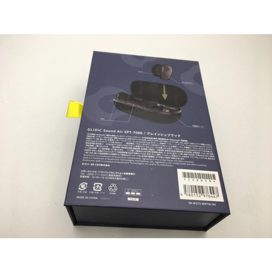 GLIDiC Sound Air SPT-7000 グレイッシュブラック Partner GLIDiC Sound air SPT-7000 for RUN◇新品