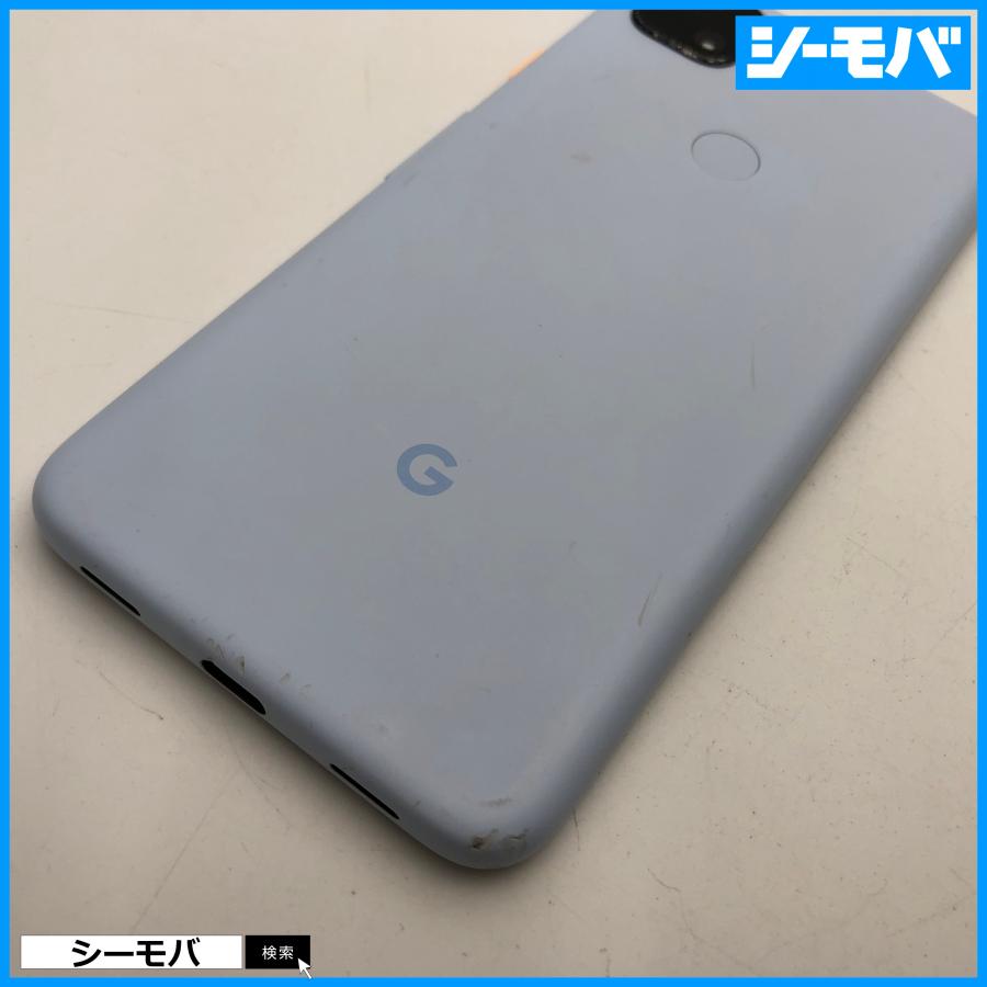 Google Pixel 4a SIMフリーSIMロック解除済 softbank 5G ブルー 128GB