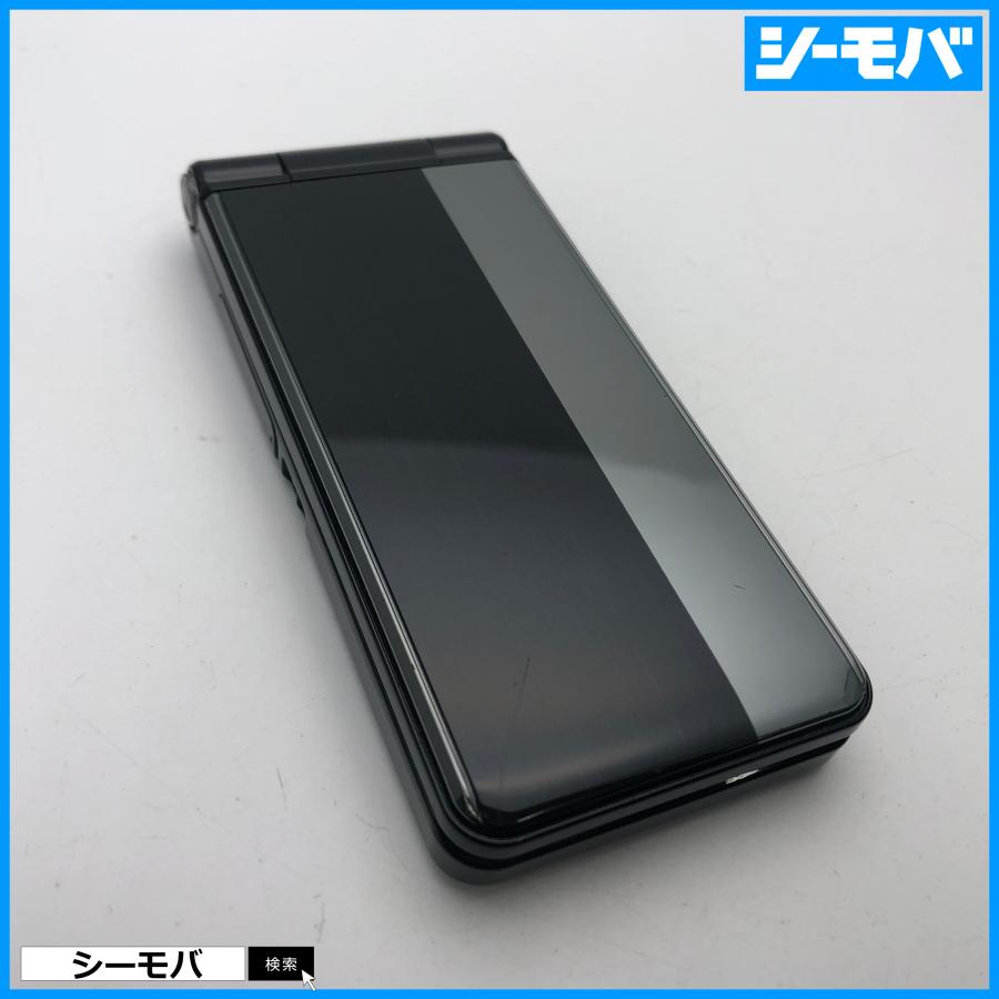 ガラケー P-01G 中古 ドコモ ブラック docomo 動作確認済 IIJmio