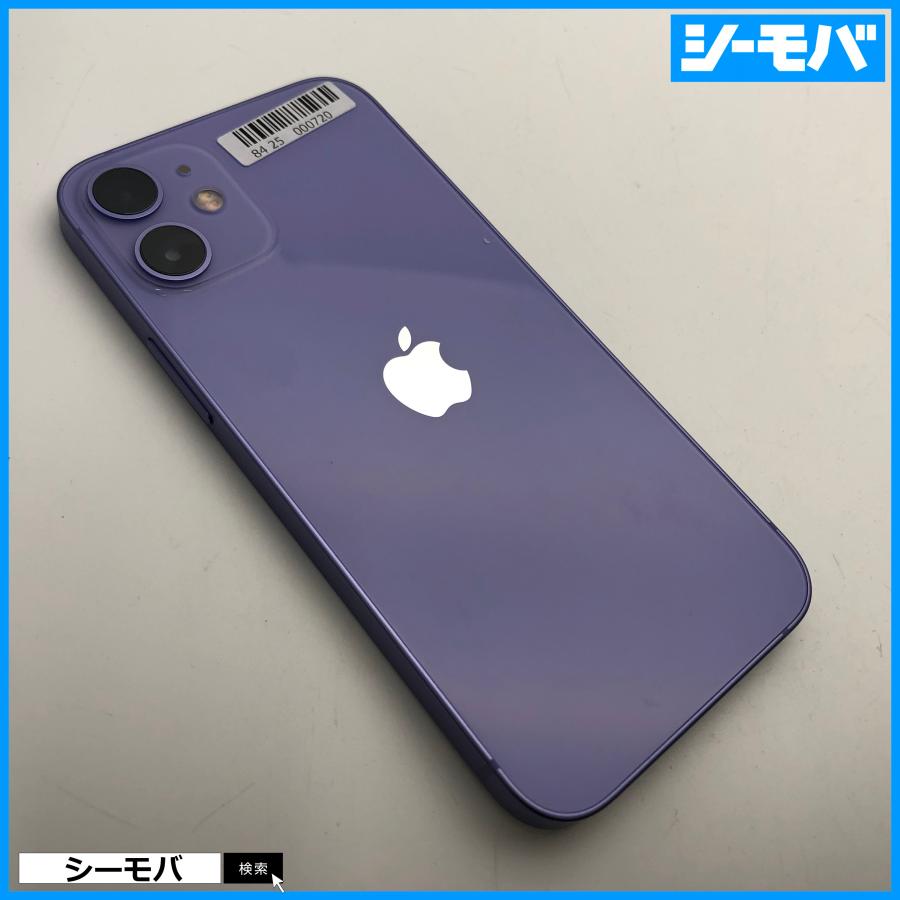 iPhone12 mini 64GB softbank 良品 Apple 3J247J/A パープル A2398 