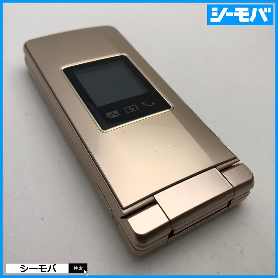 ガラケー かんたん携帯10 807SH softbank ゴールド 超美品
