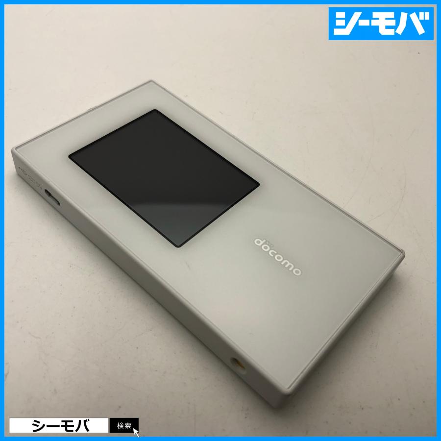 ルーター N-01H docomo Wi-Fi STATION ホワイト モバイルWi-Fiルーター 