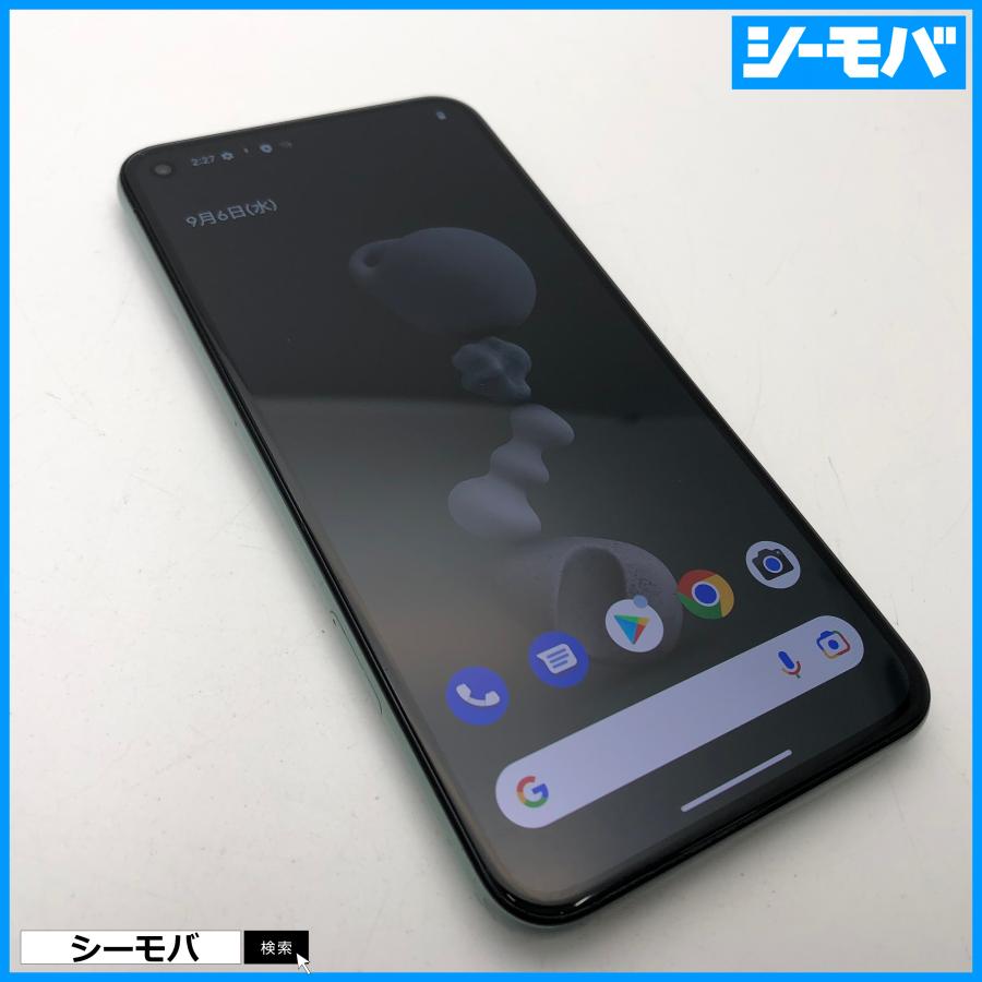 Google - 824 SIMフリー Google Pixel 5 128GB グリーン美品 スマホ Google Pixel 5 SIMフリー 5G グリーン 128GB 美品