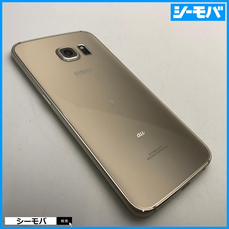 スマホ Galaxy S6 edge SCV31 32GB SIMフリーSIMロック解除済み au