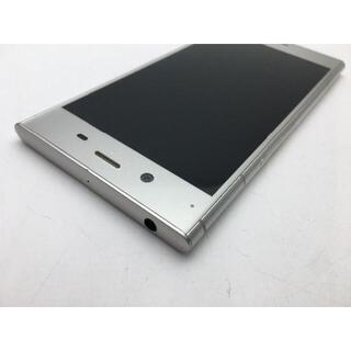 スマホ Xperia XZ1 SOV36 美品 au シルバー SIMフリーSIMロック解除済