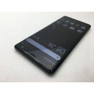 スマホ Xperia XZ3 SOV39 美品 au ブラック SIMフリーSIMロック解除済