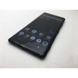 スマホ Xperia XZ3 SOV39 美品 au ブラック SIMフリーSIMロック解除済