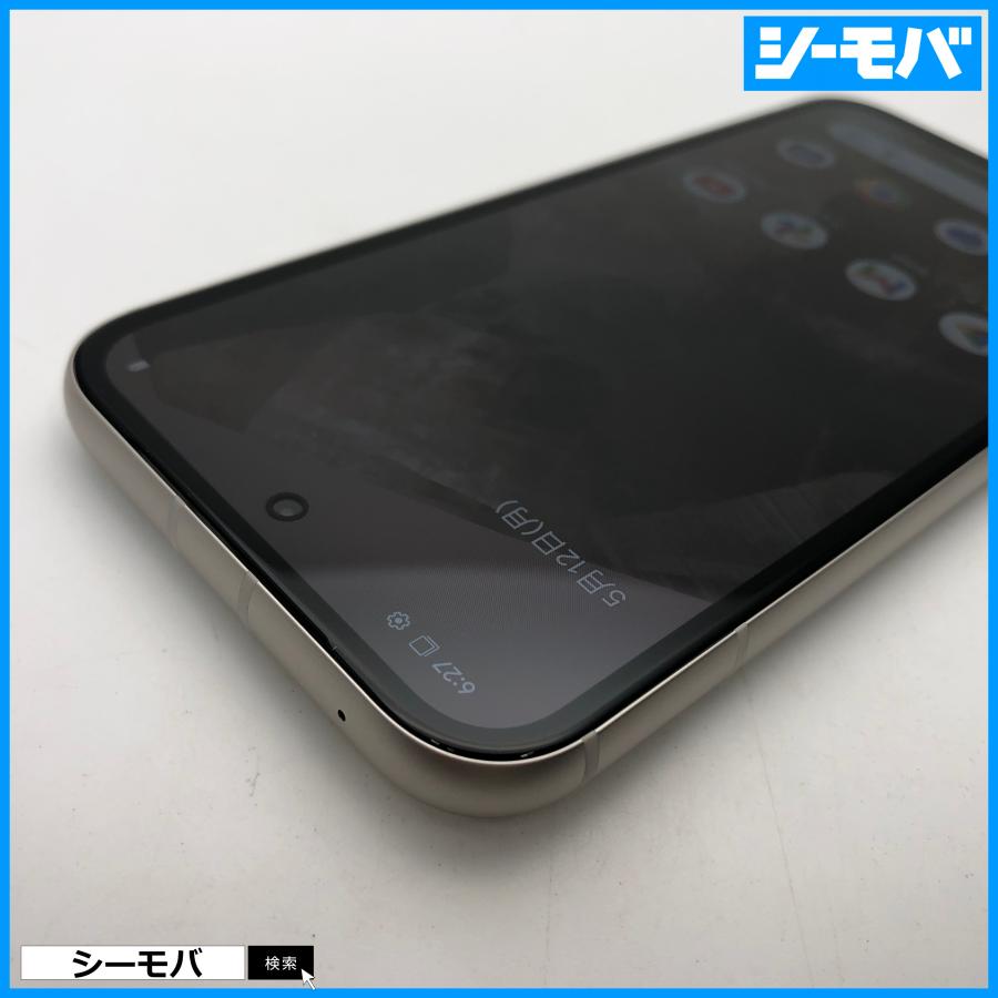 スマホ Google Pixel8a 超美品 G576D 128GB SIMフリー ホワイト