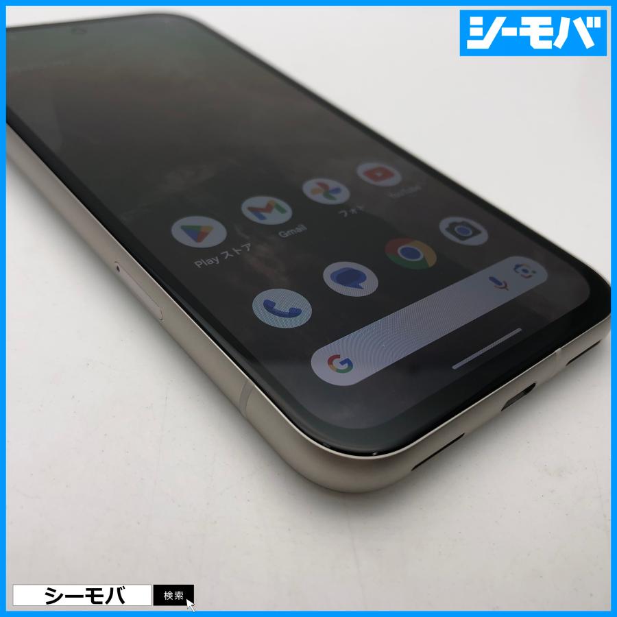 スマホ Google Pixel8a 超美品 G576D 128GB SIMフリー ホワイト