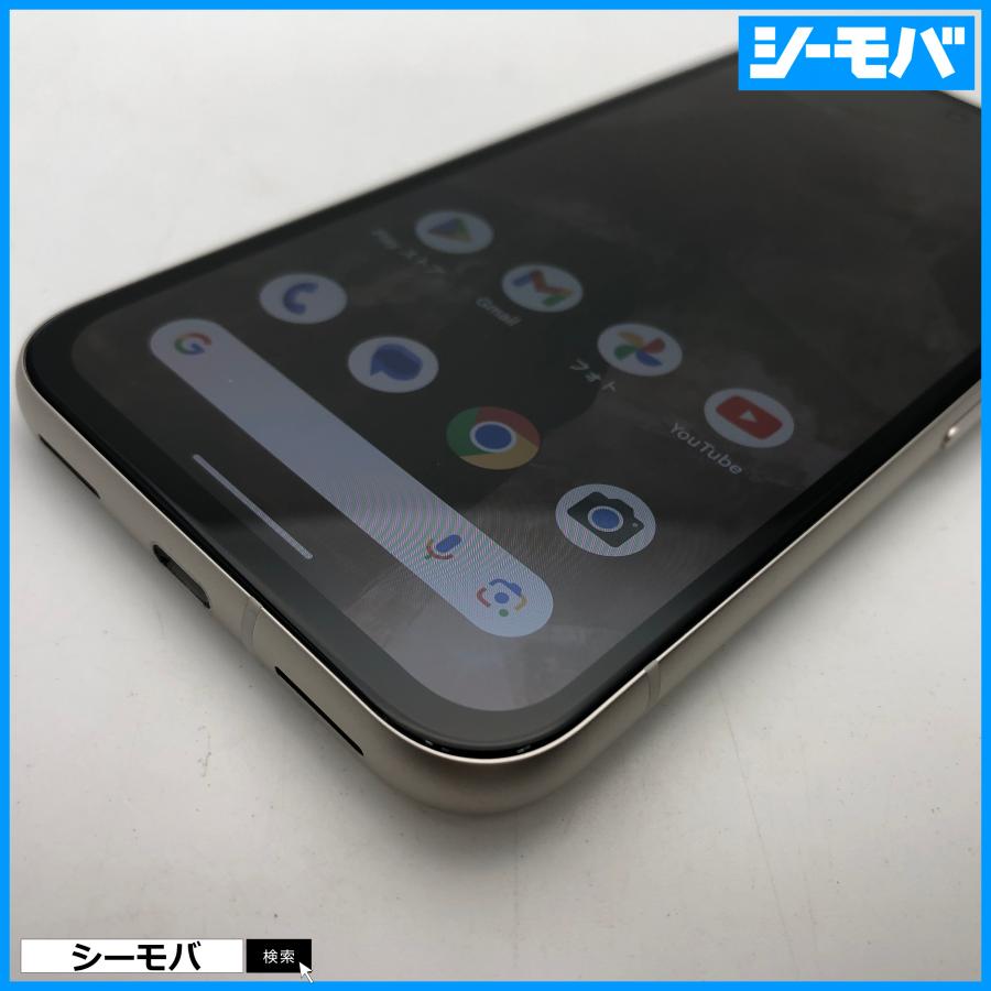 スマホ Google Pixel8a 超美品 G576D 128GB SIMフリー ホワイト