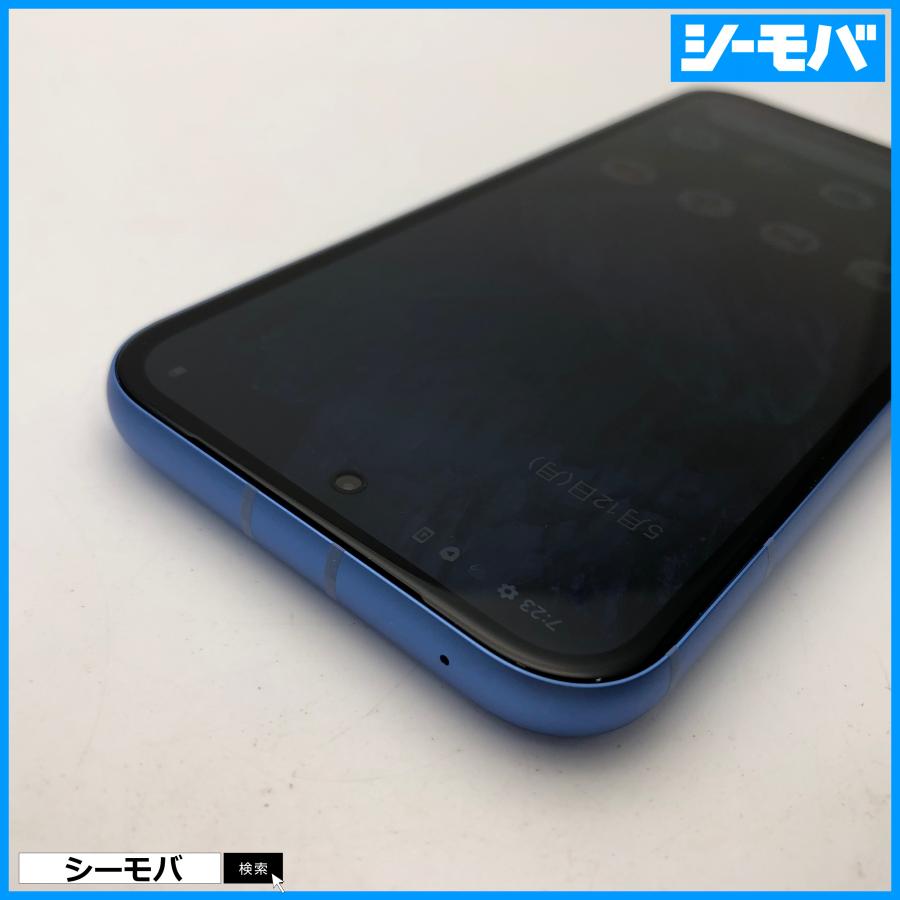 スマホ Google Pixel8a 超美品 G576D 128GB SIMフリー ブルー Bay 顔