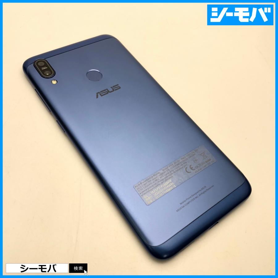 スマホ ZenFone MAX (M2) X01AD SIMフリー ZB633KL ブルー 64GB 未使用