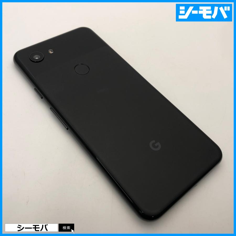 スマホ Google Pixel 3a ブラック 64GB 上美品 SIMフリーSIMロック解除