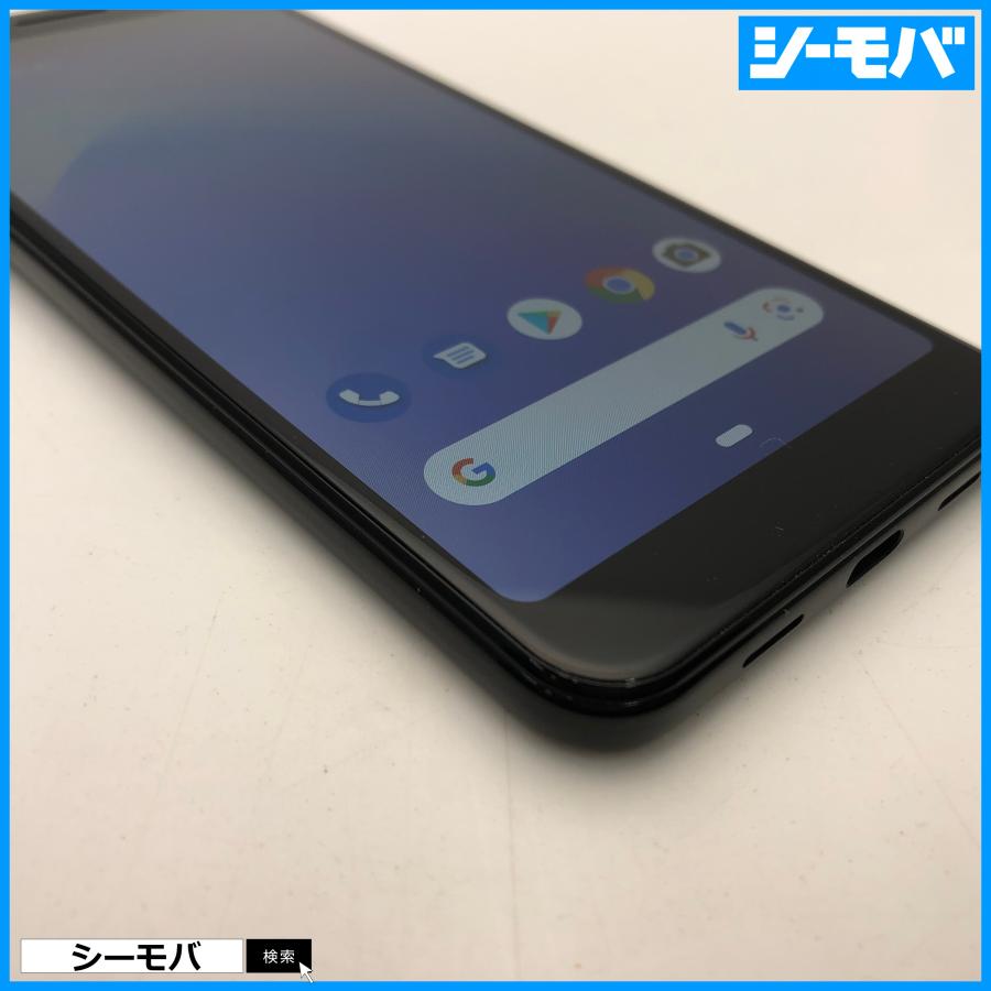 スマホ Google Pixel 3a ブラック 64GB 上美品 SIMフリーSIMロック解除
