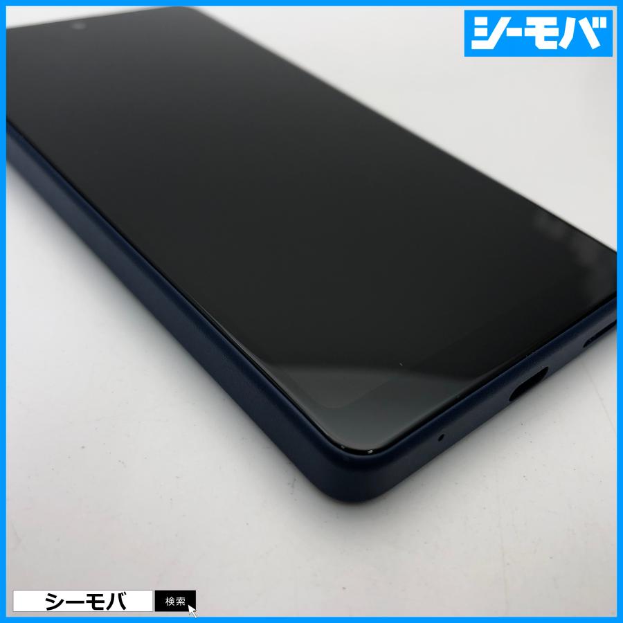 スマホ Xperia Ace III A203SO SIMフリーSIMロック解除済 ブルー Y