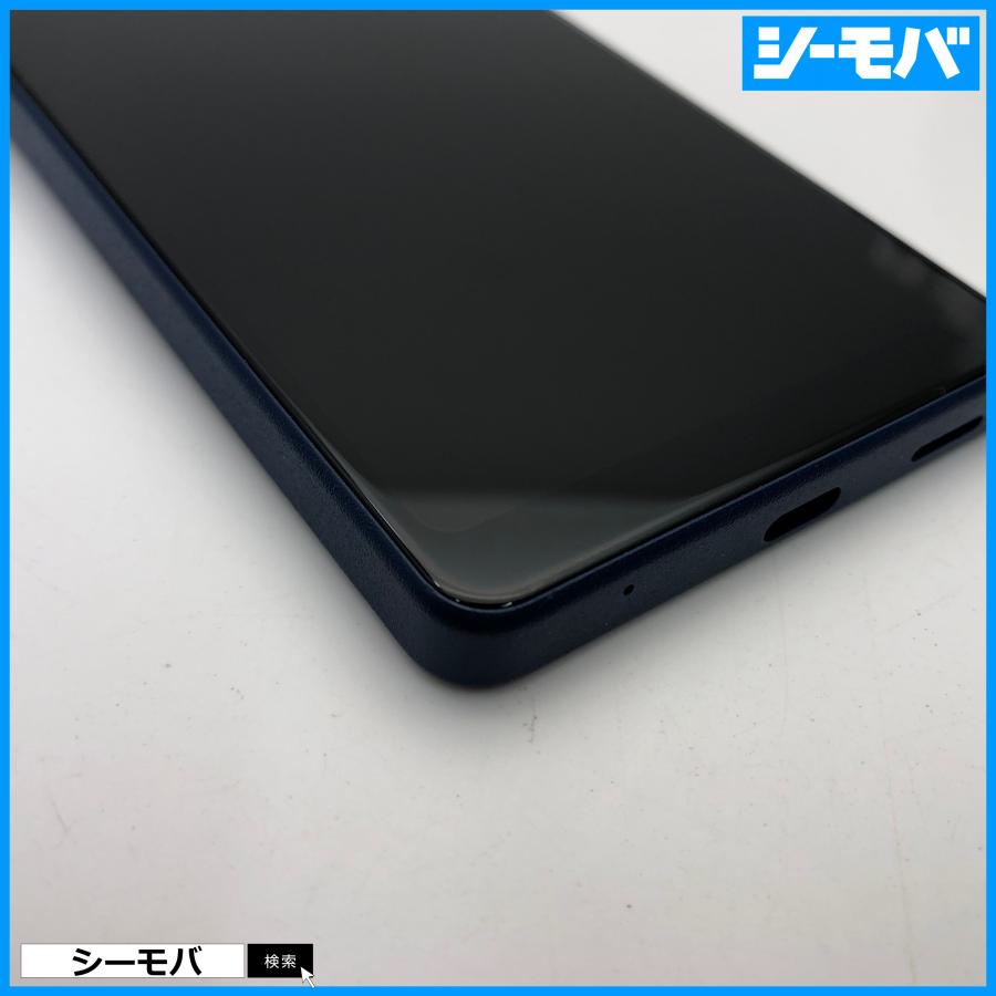 スマホ Xperia Ace III A203SO SIMフリーSIMロック解除済 ブルー Y