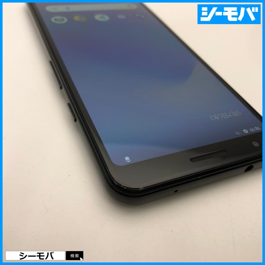 スマホ Google Pixel 3a ブラック 64GB 上美品 SIMフリーSIMロック解除 