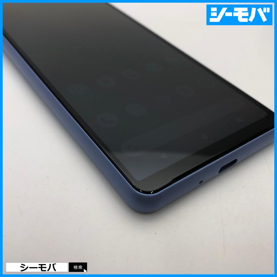 スマホ Xperia10 III 5G A102SO ブルー SIMフリーSIMロック解除済 Y