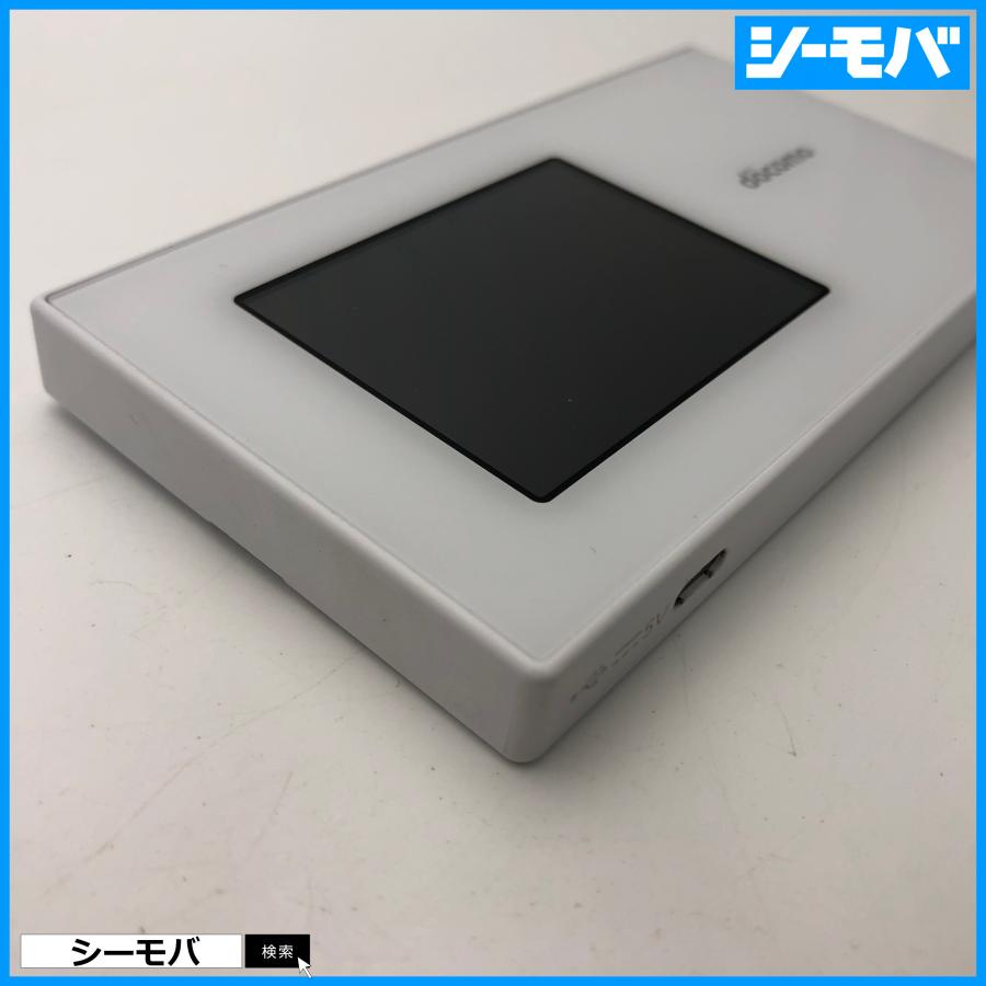 ルーター N-01H docomo Wi-Fi STATION ホワイト モバイルWi-Fiルーター