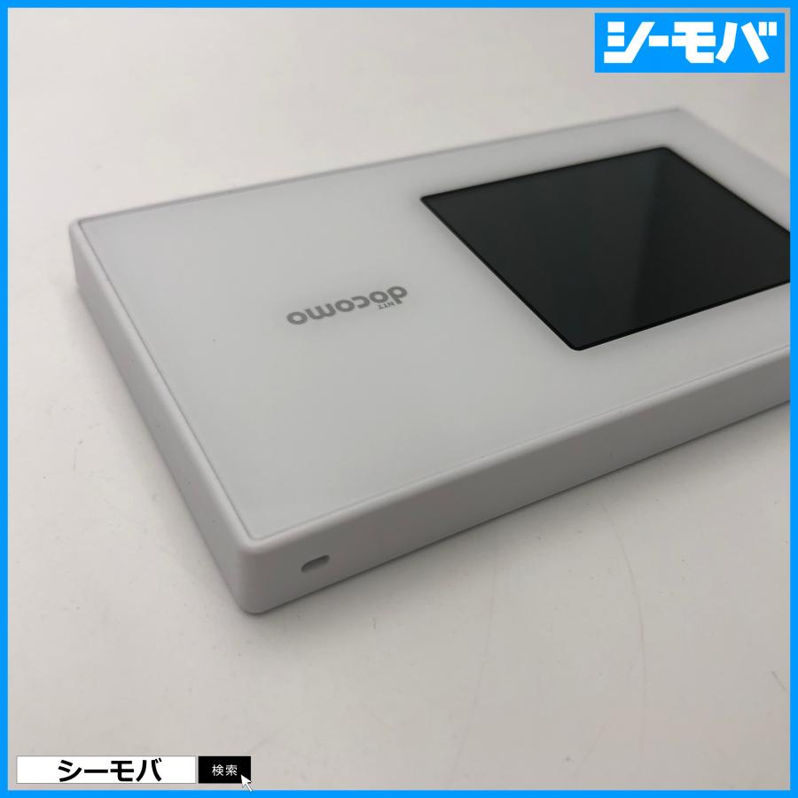 ルーター N-01H docomo Wi-Fi STATION ホワイト モバイルWi-Fiルーター