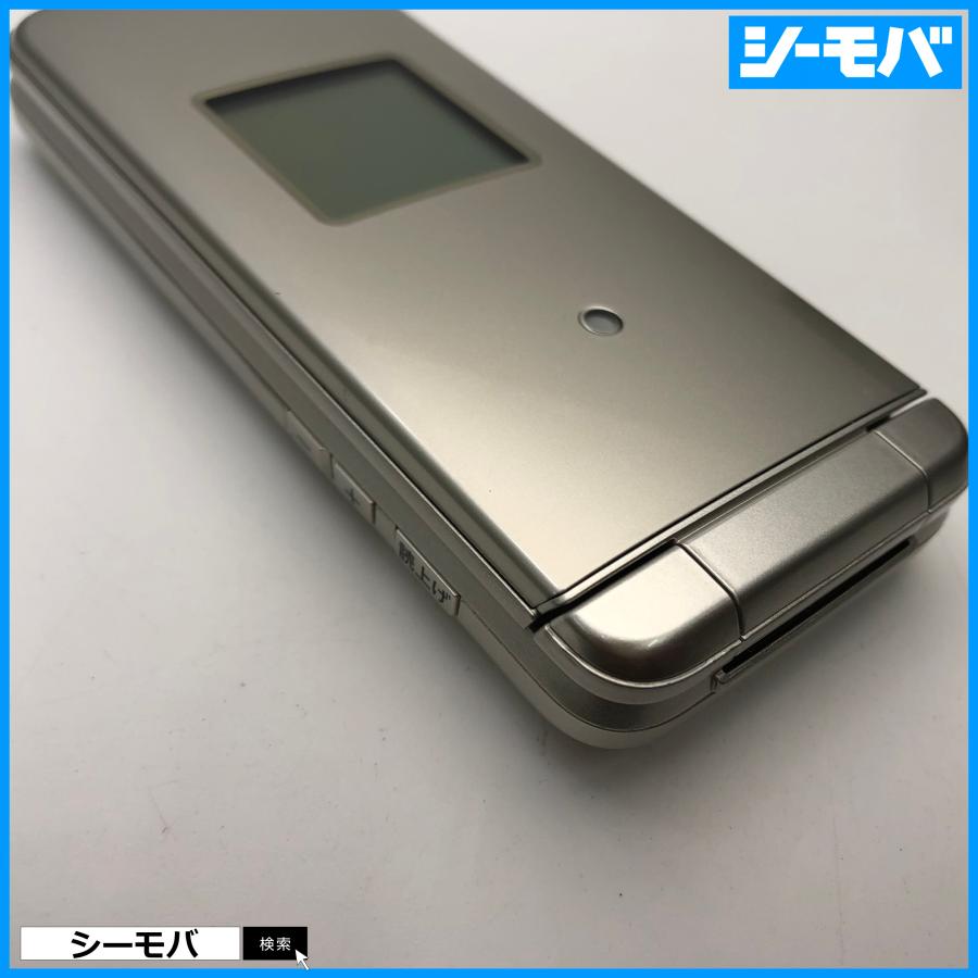 ガラケー かんたんケータイ KYF41 超美品 ゴールド SIMフリーSIMロック