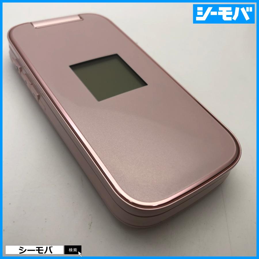 ガラケー らくらくホン ベーシック4 F-01G 中古ドコモ ピンク docomo