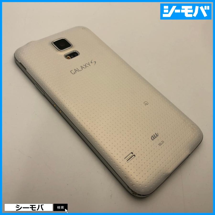 スマホ GALAXY S5 SCL23 au ブラック 中古 android アンドロイド